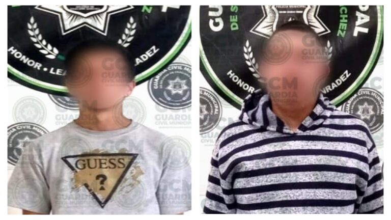 GCM de Soledad pone a disposición a dos hombres por viol3ncia familiar