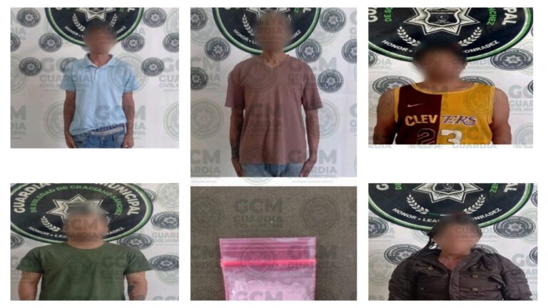 Por delitos contra la salud, cinco personas son detenidas por oficiales de la GCM de Soledad