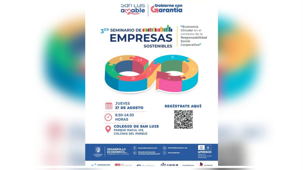 El próximo viernes cierran inscripciones para el 3er Seminario Municipal de Empresas Sostenibles 2026