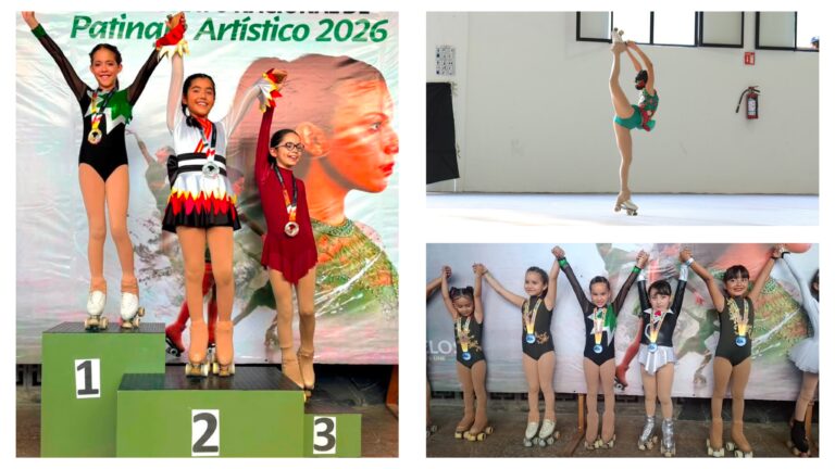 Potosinos conquistan 27 medallas en Campeonato Nacional de Patinaje