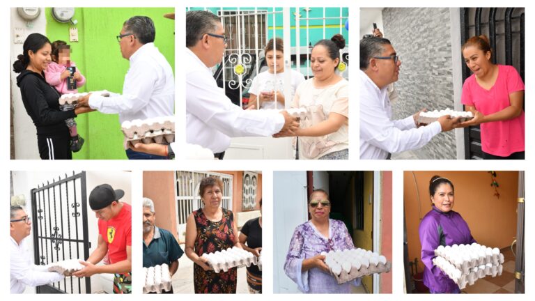 Huevo Casa por Casa brinda tranquilidad y alimentación sana, reconocen familias Soledenses