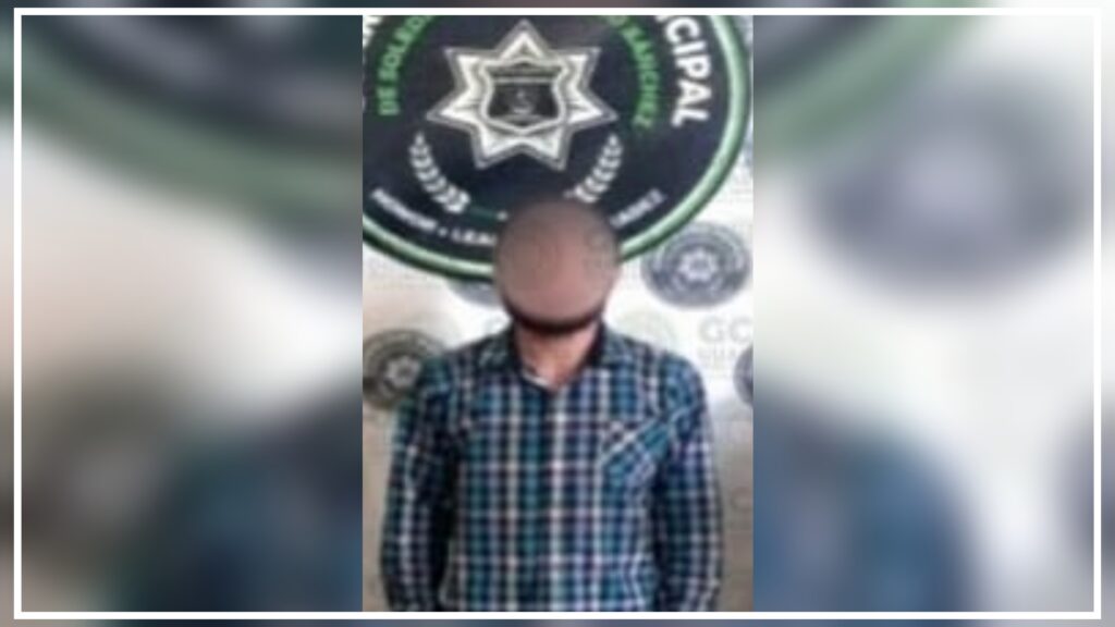 Por r0bo a comercio con viol3ncia, GCM de Soledad detiene a hombre en la colonia Bugambilias