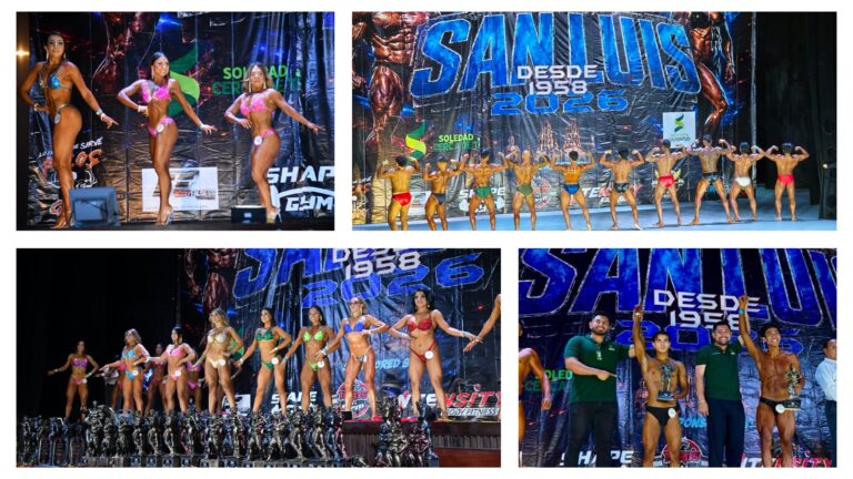 Por primera vez, Soledad albergó competencia de fisicoculturismo «Mr. y Mister Fitness San Luis»