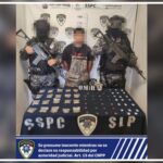 SSPC de la Capital detiene a presunto distribuidor de dr0ga en la Central de Abastos