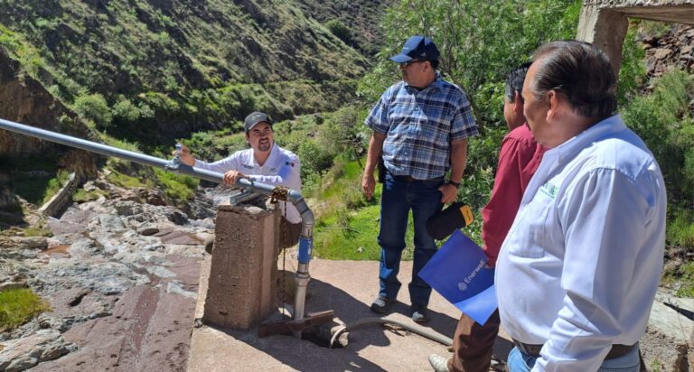 Gobierno Estatal mejora eficiencia del sistema de agua de Real de Catorce