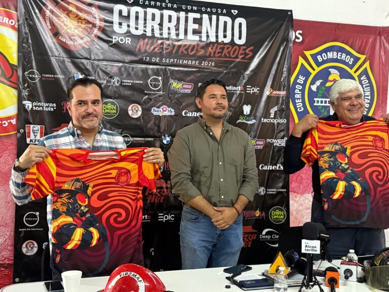 Corre, convive y apoya: presentan “Corriendo por nuestros héroes” en San Luis Potosí