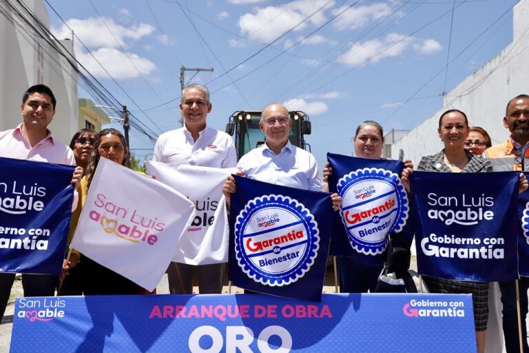 Enrique Galindo pone en marcha renovación de calle Oro, en la tradicional zona de Morales