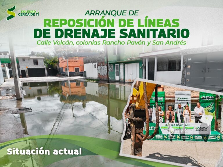 Familias reconocen mejoras a la infraestructura hidráulica por el Ayuntamiento Soledense ante olvido del INTERAPAS