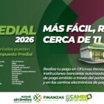 36 municipios amplían opciones para el pago del predial con apoyo Estatal