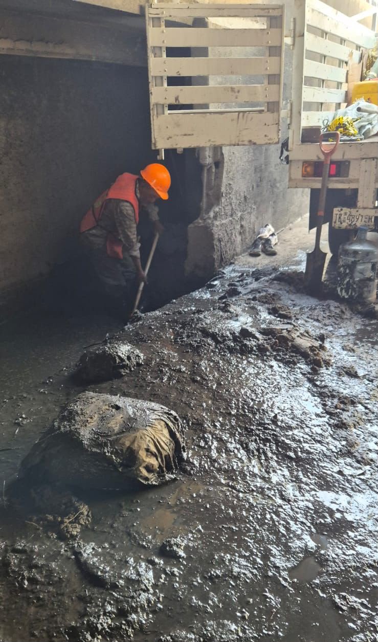Interapas concluye limpieza de cárcamos con retiro de 340 toneladas de residuos