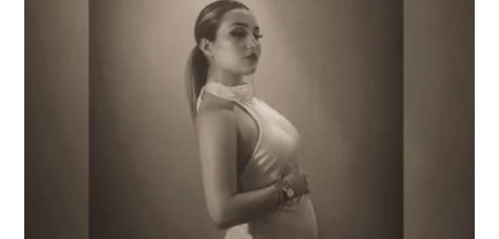 Melenie Carmona está embarazada, la hija de Alicia Villarreal muestra su pancita