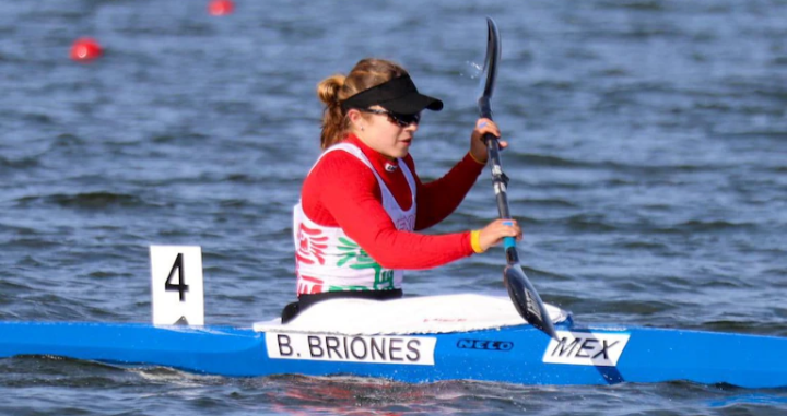 Beatriz Briones se mete al Top 8 mundial en Canotaje Sprint