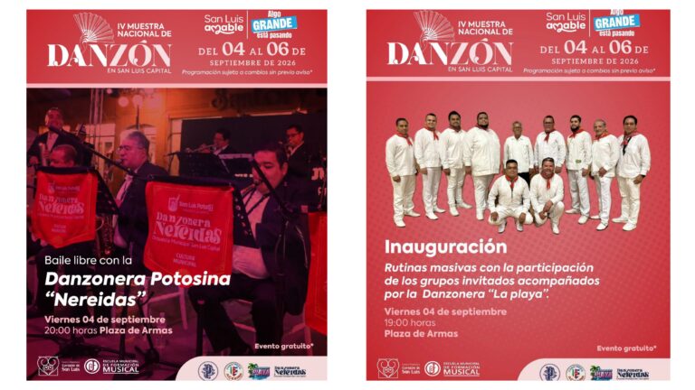 Invitan a la inauguración de la IV Muestra Nacional de Danzón en San Luis Capital