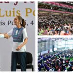 Ricardo Gallardo acompaña a Claudia Sheinbaum en su segundo informe ante 21 mil potosinos y potosinas