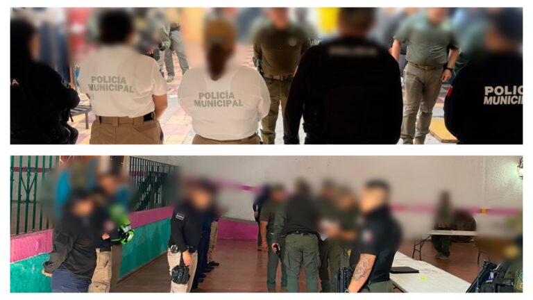 En coordinación, SSPC supervisa policías municipales de Tierra Nueva y Santa María del Río