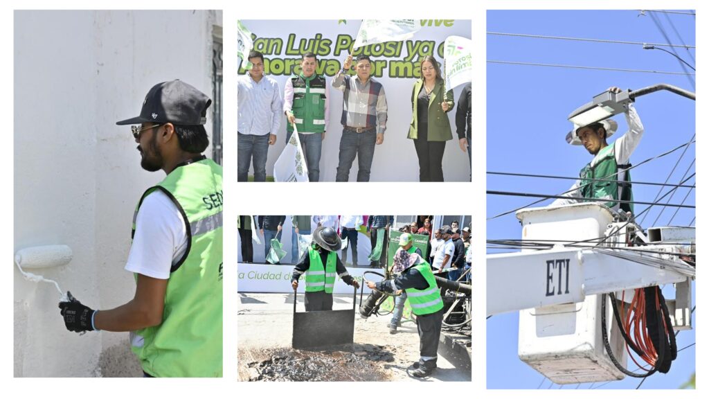 Ricardo Gallardo enchula colonia Mártires de la Revolución con mejores calles y servicios básicos