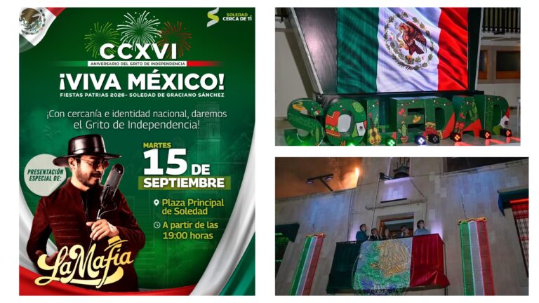 Alcalde Navarro Muñiz invita a celebrar la Noche Mexicana con la presentación especial de La Mafia
