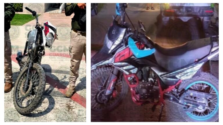 GCM de Soledad recupera motocicleta rob4da y asegura a un adolescente por conducción peligrosa