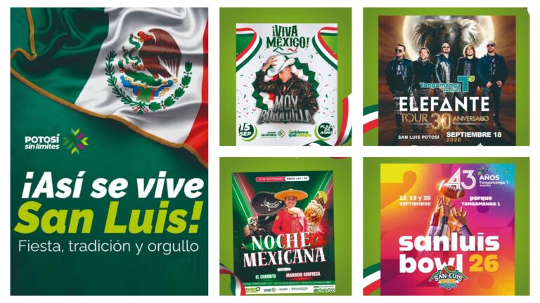 Ricardo Gallardo invita a las familias potosinas a vivir una semana muy mexicana