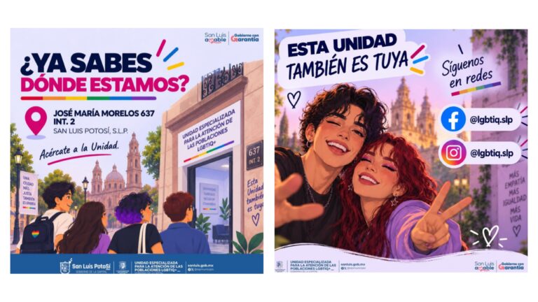 Exhorta Unidad Especializada para la Atención de las Poblaciones LGBTIQ+, sumarse a acciones a favor de estos sectores