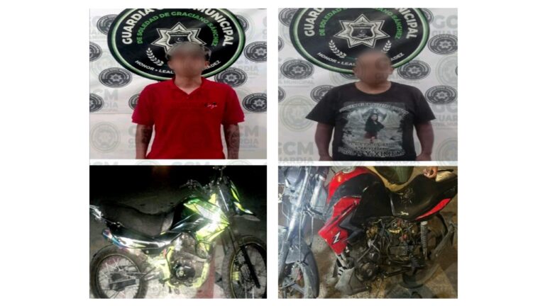 Por diversos delitos, dos hombres son asegurados por oficiales de la GCM
