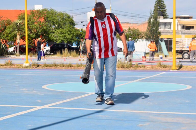 Amplía el Gobierno de la Capital el rescate de canchas deportivas con De Color mi Jugada