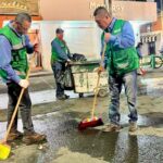Garantiza Ayuntamiento de Soledad limpieza y orden en la Plaza Principal tras festejos patrios