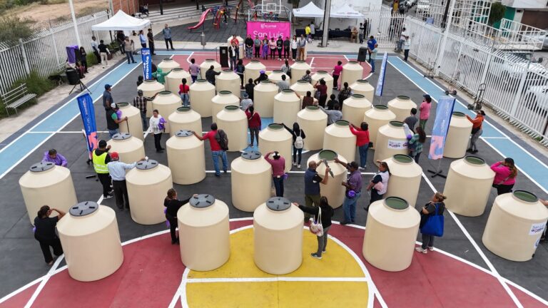 Gobierno Municipal fortalece el almacenamiento seguro de agua en comunidades de la zona norte