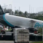 Un avión de Amazon se estrella en el aeropuerto de Miami