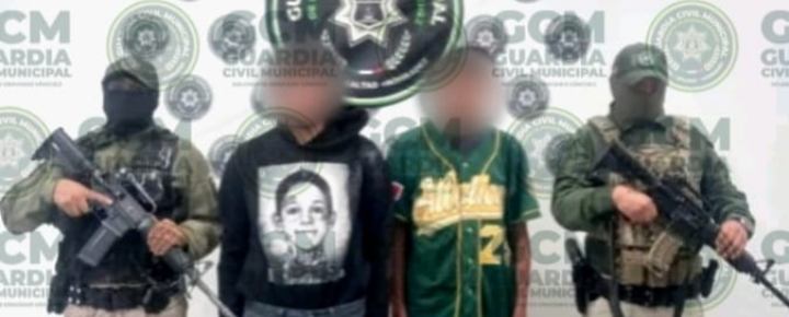 GCM de Soledad detiene a dos sujetos por portación de arm4 y delitos contra la salud