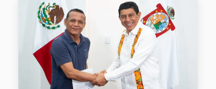 Jara nombra a Francisco Vásquez como Comisionado de Juchitán; Segob respalda decisión
