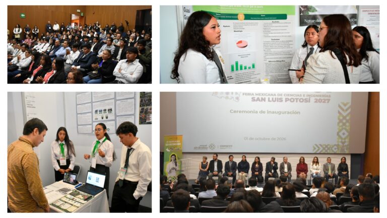 156 jóvenes presentan 57 proyectos en Feria de Ciencias e Ingenierías