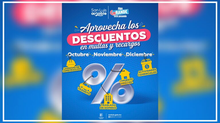 Gobierno Municipal de San Luis Capital arranca campaña de descuentos