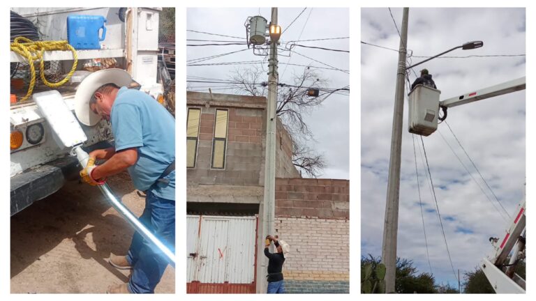 Gobierno Municipal mejora alumbrado público y seguridad en comunidades de La Pila