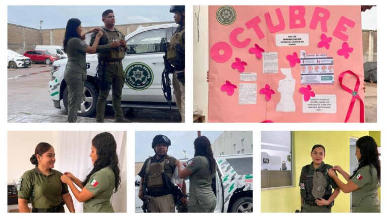 Guardia Civil Estatal promueve la prevención y el autocuidado durante el mes rosa