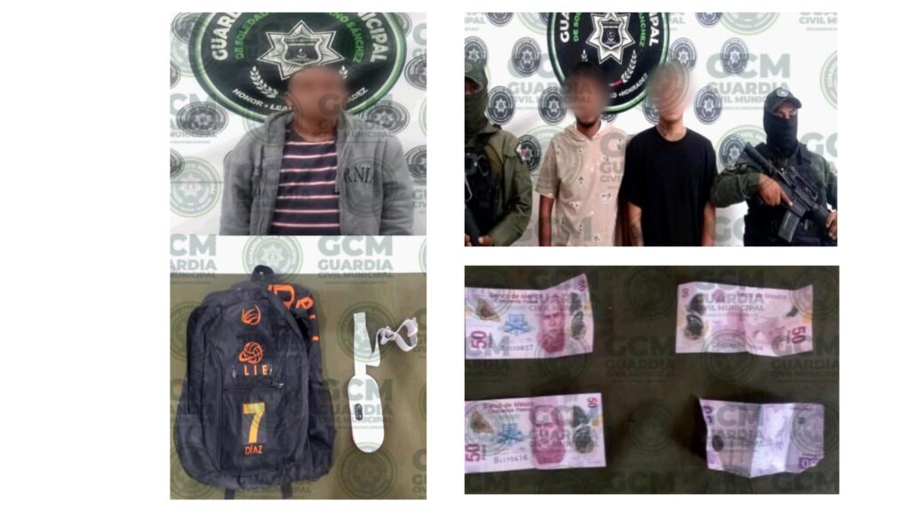 Oficiales de Soledad aseguran a tres hombres señalados por r0bo a transeúnte