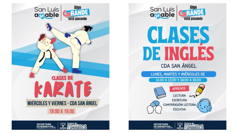 Amplían oferta educativa y deportiva en el Centro de Desarrollo y Aprendizaje San Ángel