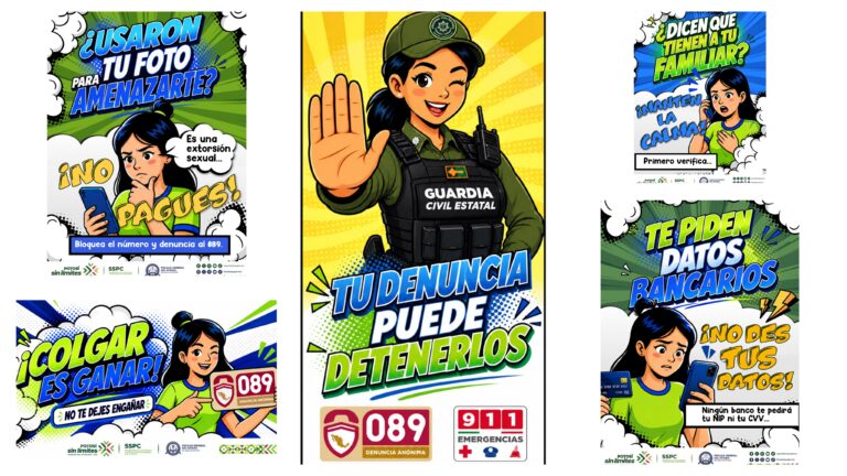 SSPC lanza campaña Colgar es Ganar para prevenir la ext0rsión en SLP