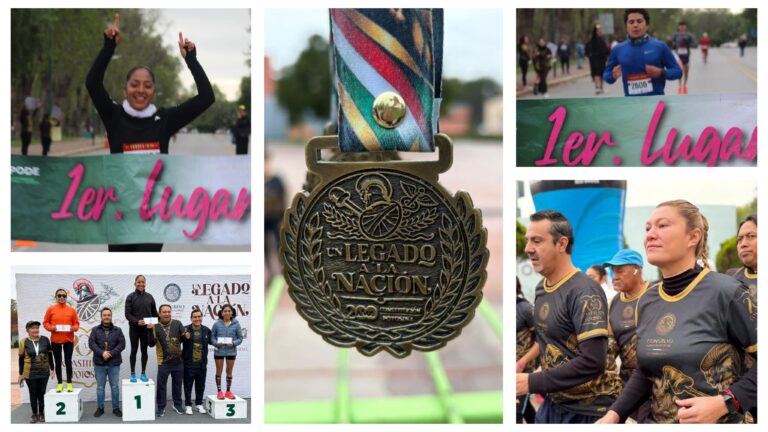 Todo un éxito la carrera del Bicentenario en el Parque Tangamanga I
