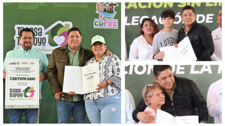 Gracias a las gestiones del Gobernador Ricardo Gallardo, San Luis Potosí recibirá 24 mil 500 MDP en créditos para la vivienda