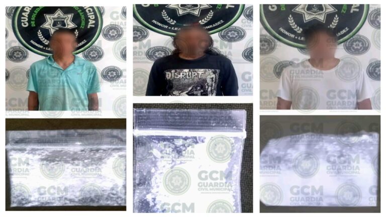 Por delitos contra la salud, GCM de Soledad pone a disposición a tres personas