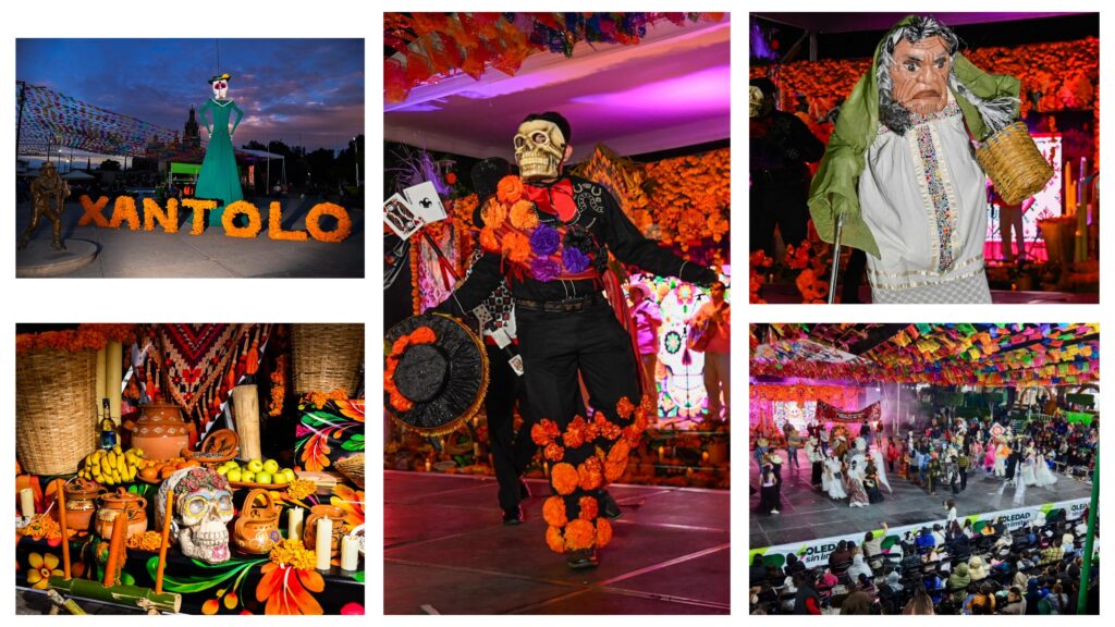 Municipio de Soledad premia altares de muertos y vive segundo día de Xantolo en la Plaza Principal