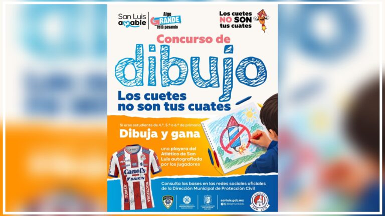 Protección Civil Municipal invita a niñas y niños a participar en concurso de dibujo para prevenir riesgos por pirotecnia