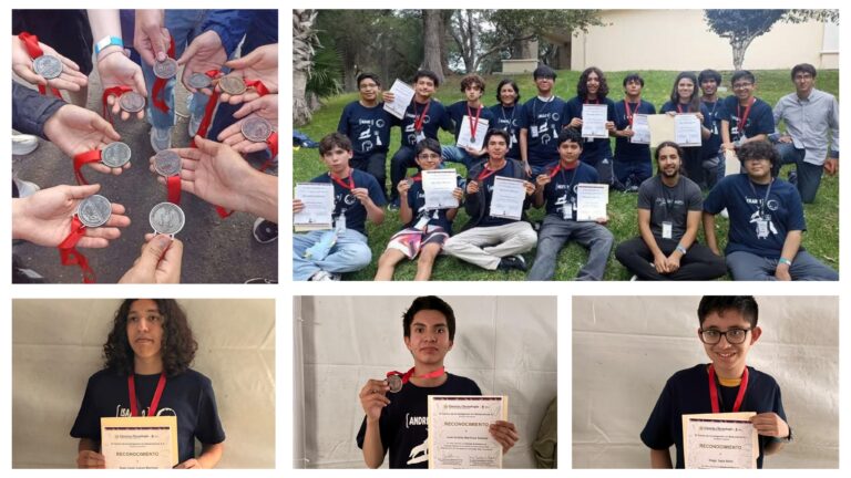 Estudiantes potosinos conquistan siete medallas en Olimpiada Regional