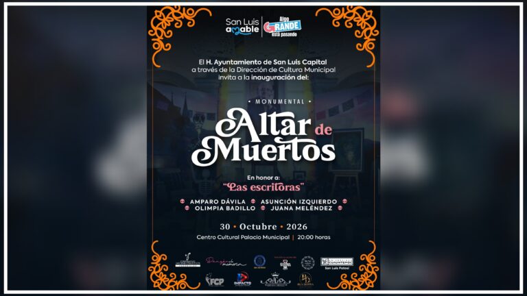 Invitan a la inauguración del monumental Altar de Muertos en honor a escritoras