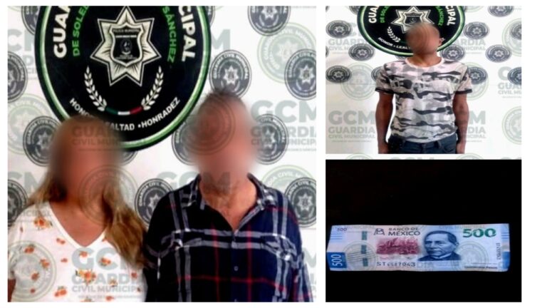 Por distintos delitos, GCM de Soledad detiene a tres personas