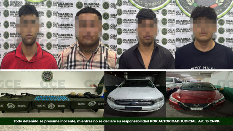 GCE desarticula célula delictiva en Matehuala