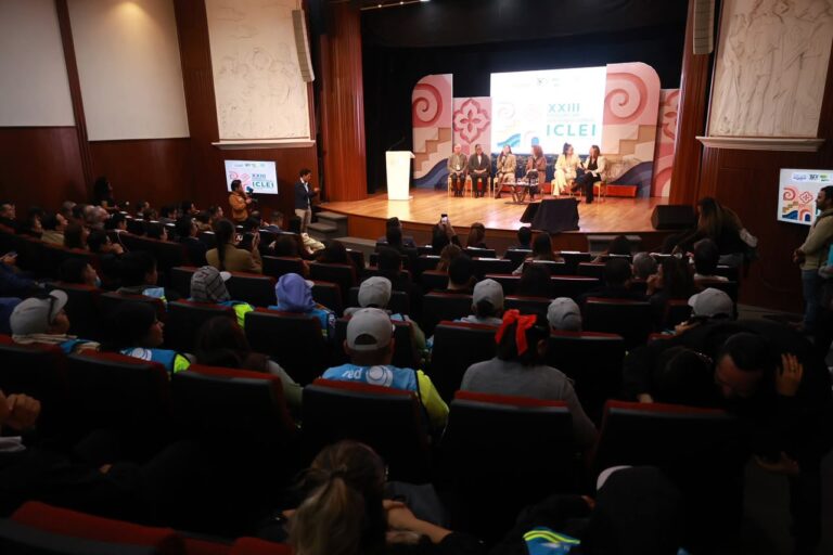 DIF Municipal y Estela Arriaga impulsan la sostenibilidad con enfoque familiar en Congreso Internacional ICLEI