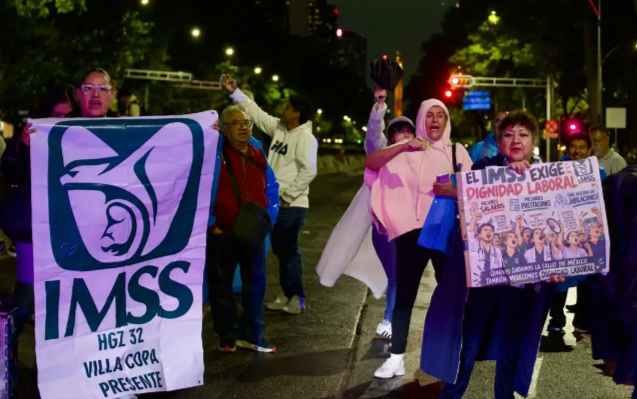Segob afirma que trabajadores del IMSS abandonaron mesa de diálogo