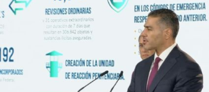 García Harfuch anuncia la construcción de seis nuevos penales con capacidad para más de 18 mil reos